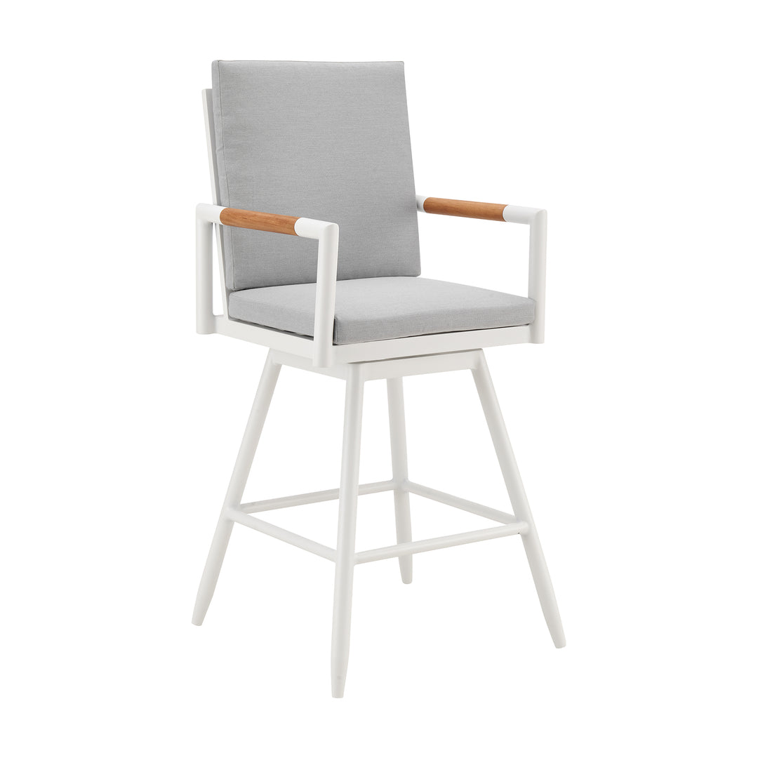 Crown Swivel Outdoor Bar Stool