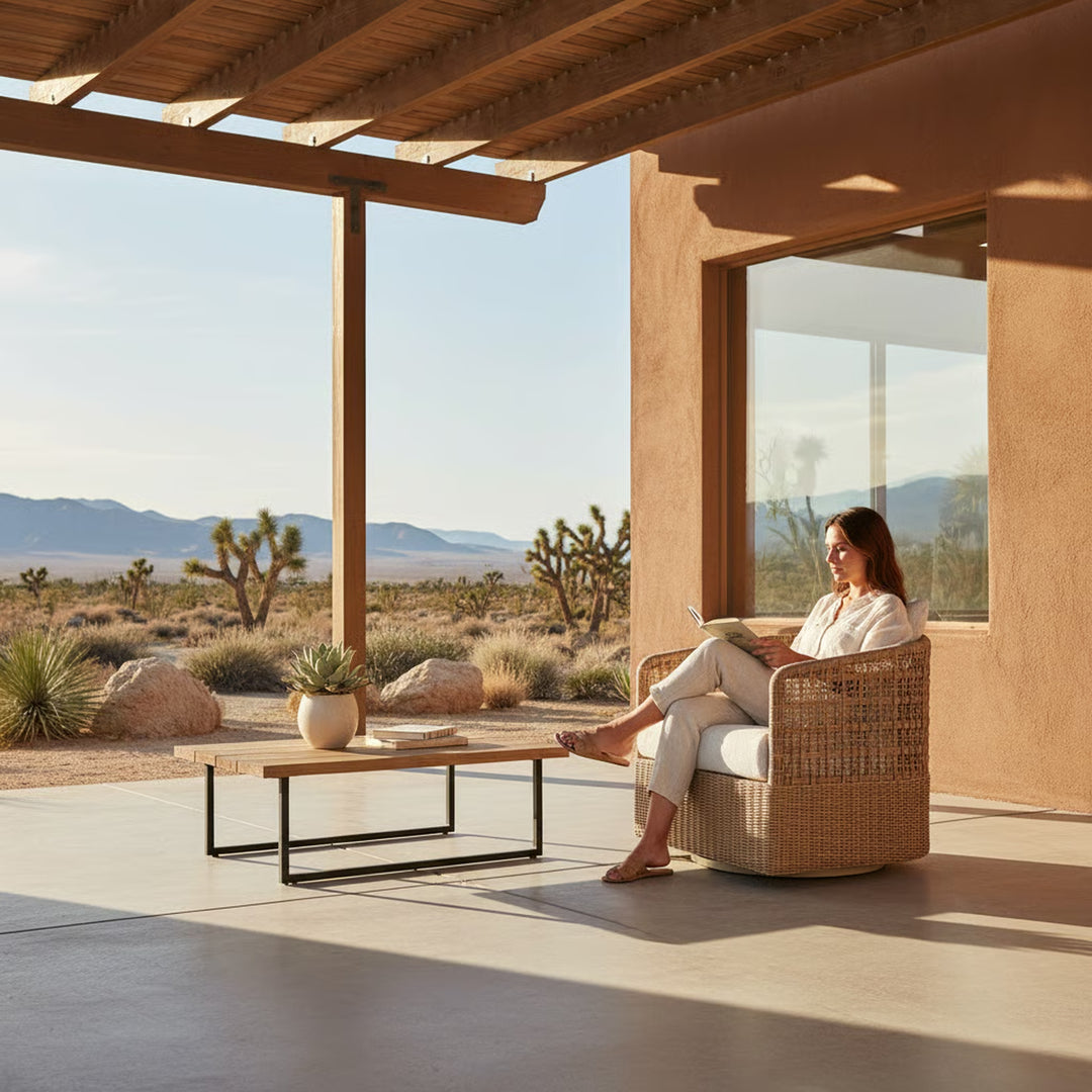 Driftbay Outdoor Swivel Lounge Chair