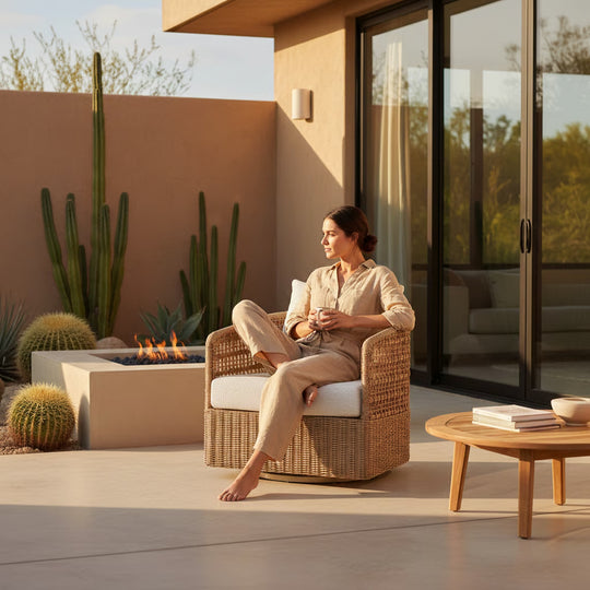 Driftbay Outdoor Swivel Lounge Chair