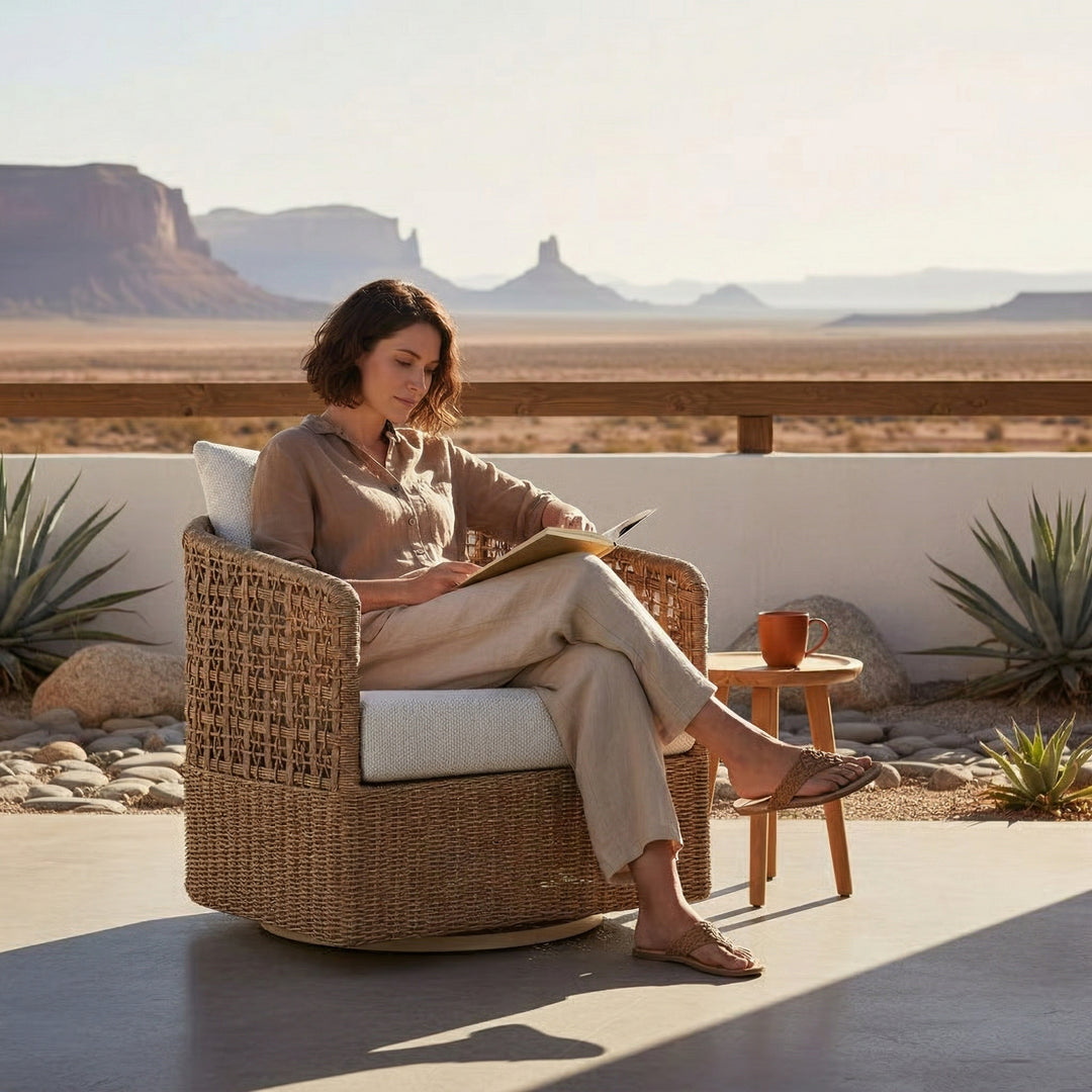 Driftbay Outdoor Swivel Lounge Chair