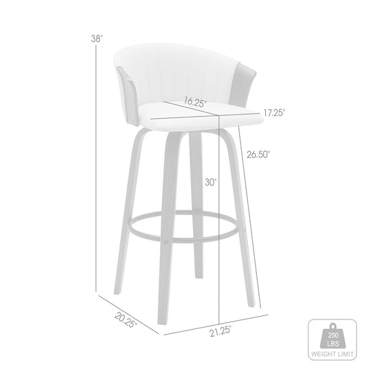 Armen Living Diana Upholstered Barstool