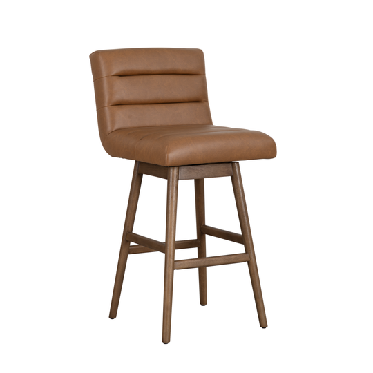 Elias Leather Barstool