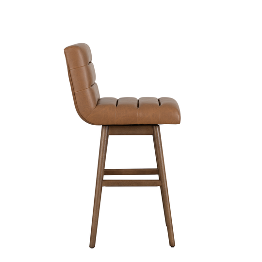 Elias Leather Barstool
