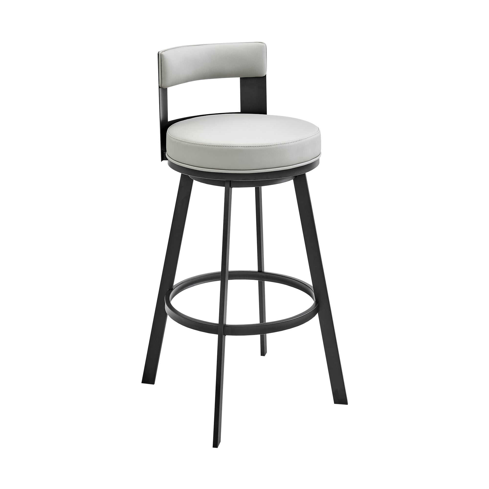 Armen Living Flynn Swivel Counter Stool - Thumbnail 2