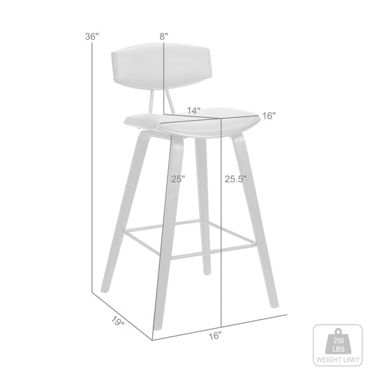Armen Living Fox Barstool