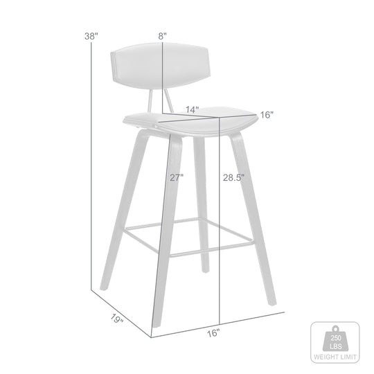 Armen Living Fox Barstool