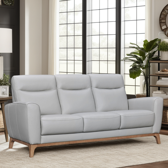 Greyson 83 in. Leather Sofa