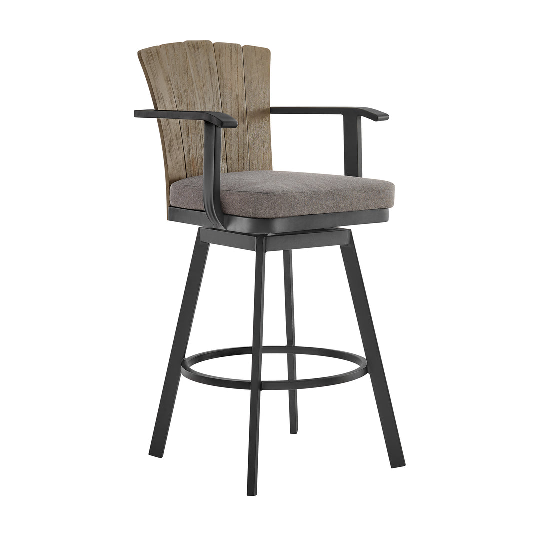 Hazel Swivel Outdoor Bar Stool