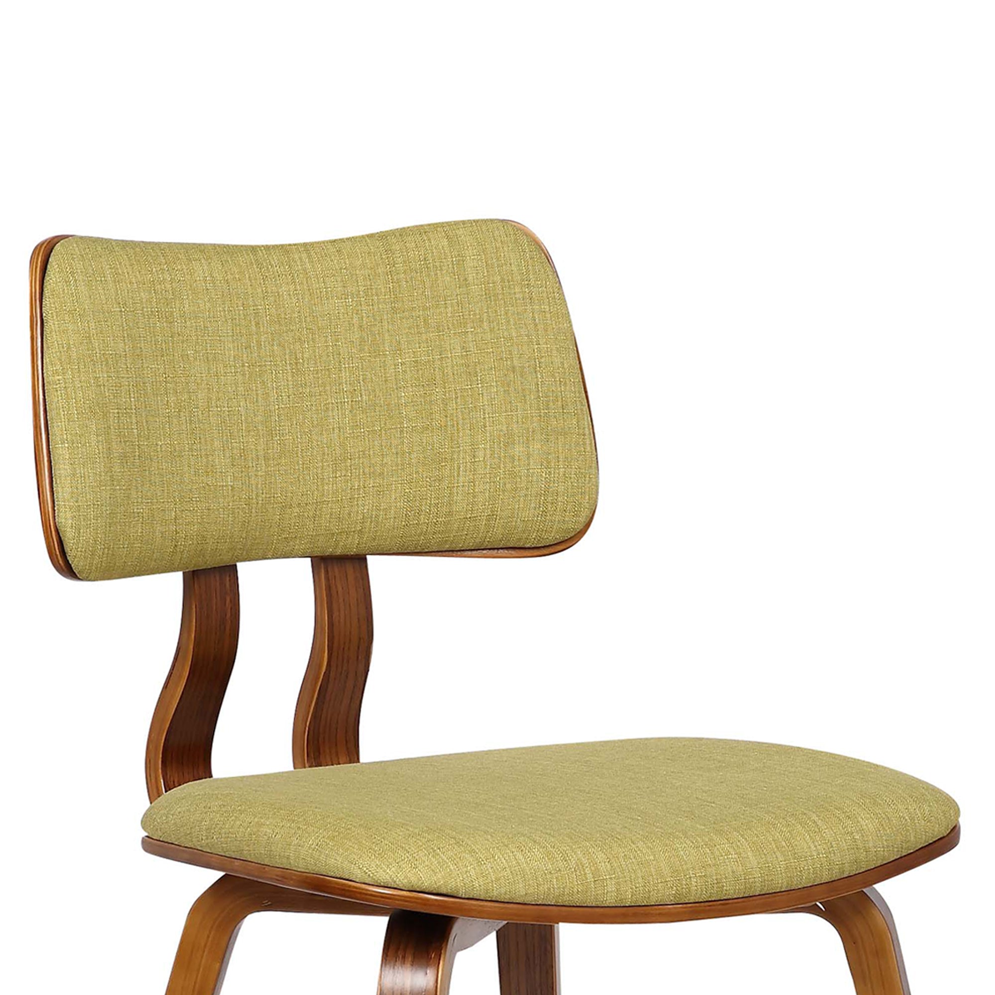 Jaguar Mid-Century Dining Chair in Walnut Wood and Charcoal Fabric