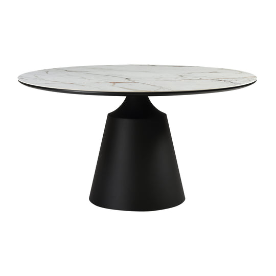 Knox Round Stone Dining Table