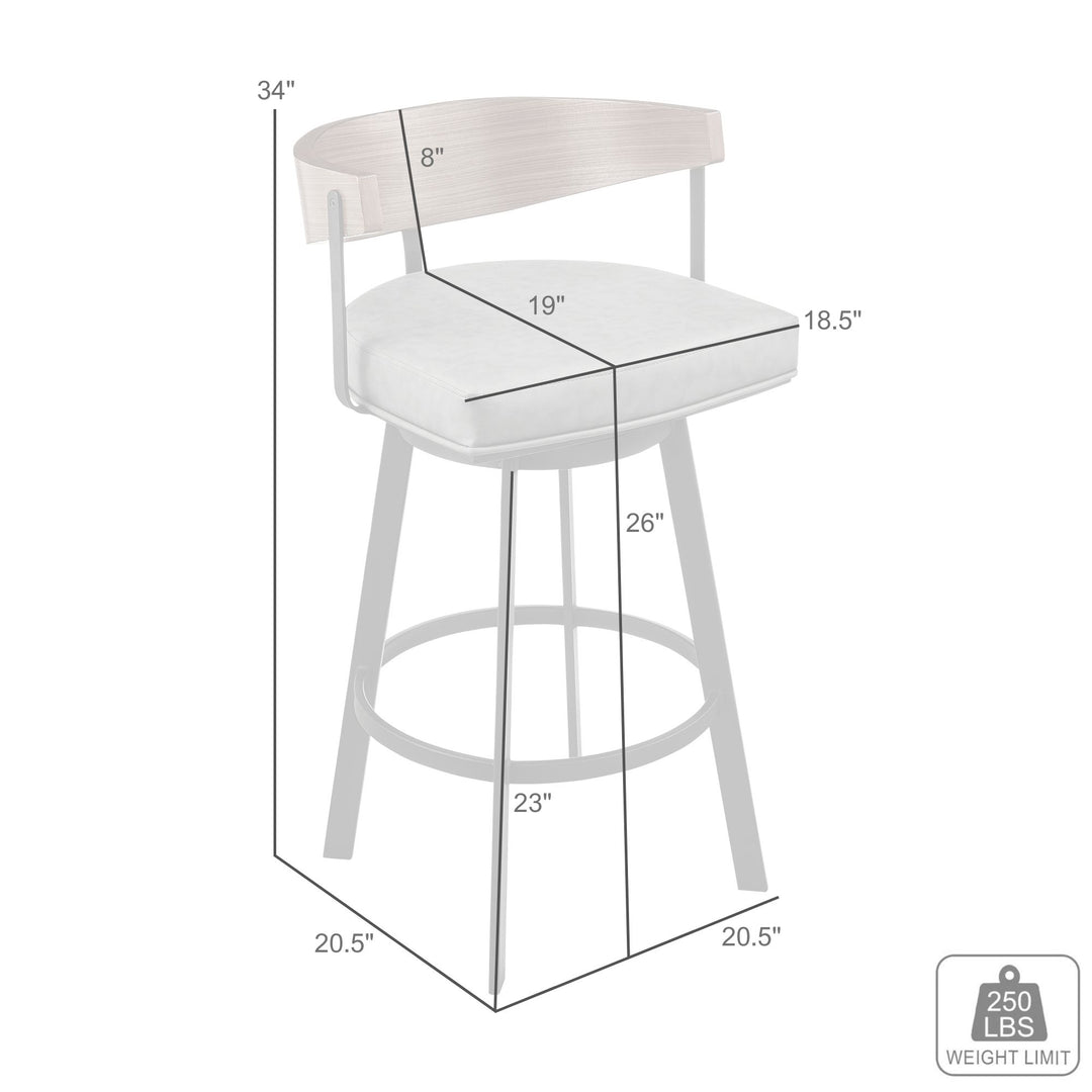 Armen Living Lacey Barstool