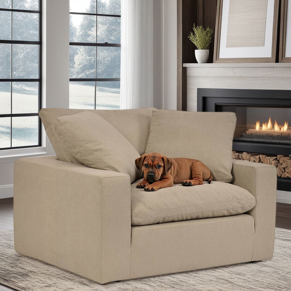 Liberty 51.5 in. Upholstered Chair and a Half