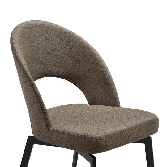 Lucia Swivel Upholstered Dining Chair Set of 2