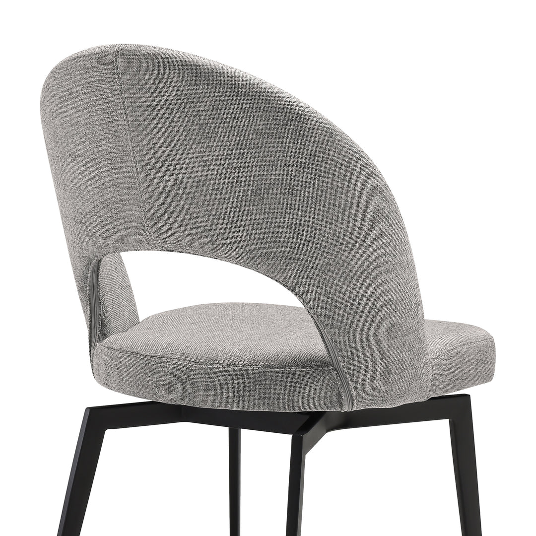 Lucia Swivel Upholstered Dining Chair Set of 2