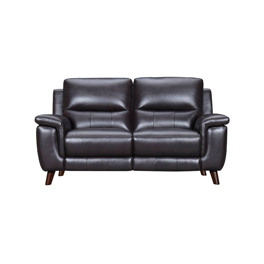 Lizette Leather Power Recliner Loveseat with USB
