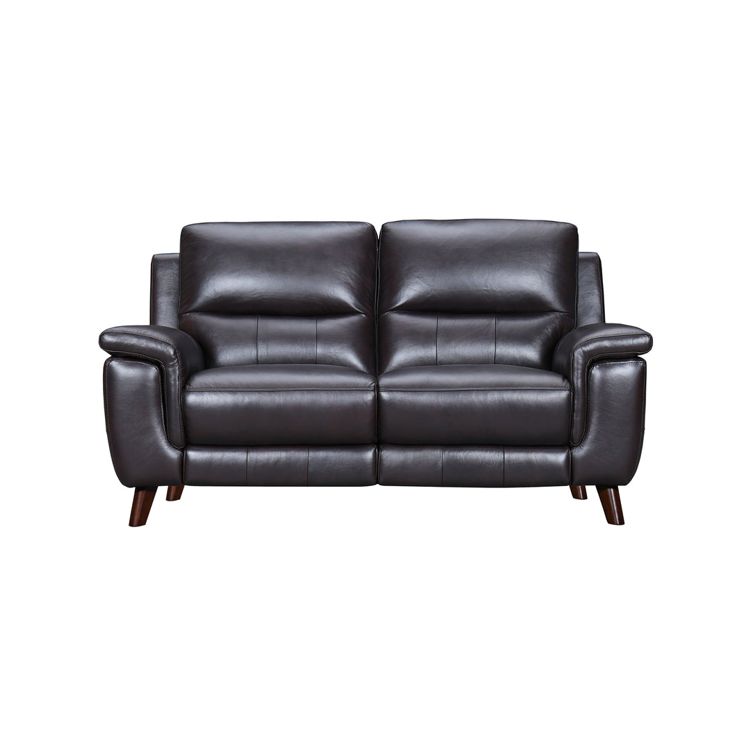 Lizette Leather Power Recliner Loveseat with USB