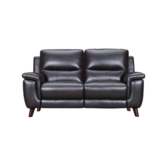 Lizette Leather Power Recliner Loveseat with USB