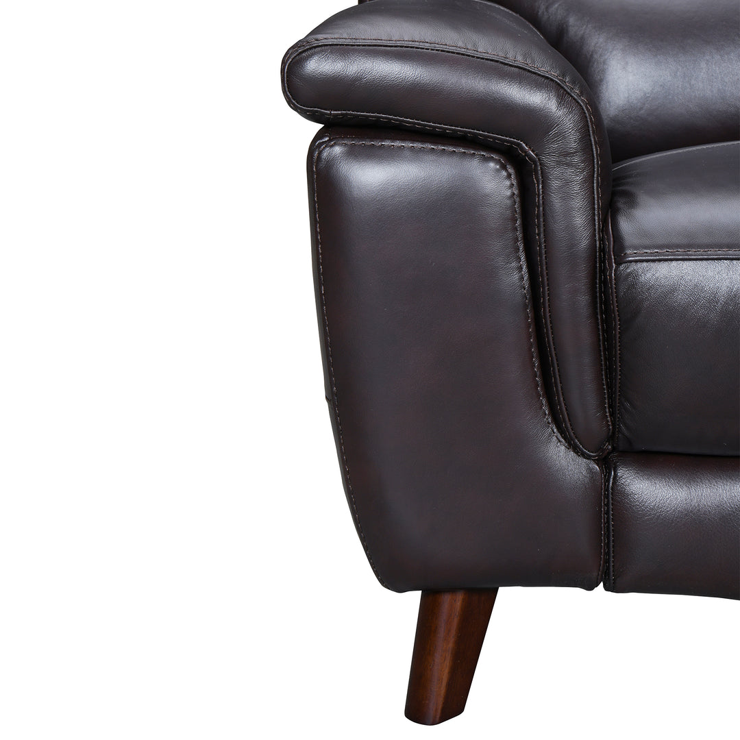 Lizette Leather Power Recliner Loveseat with USB