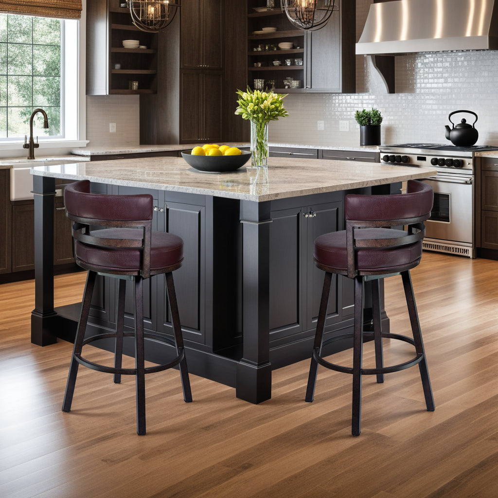 Armen Living Madrid Painted Finish Barstool