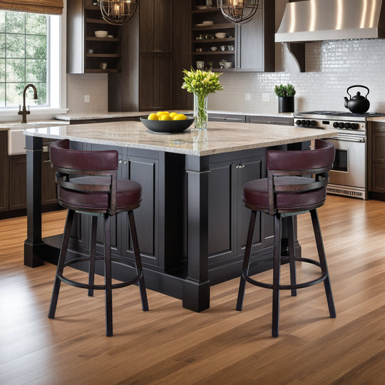 Armen Living Madrid Painted Finish Barstool