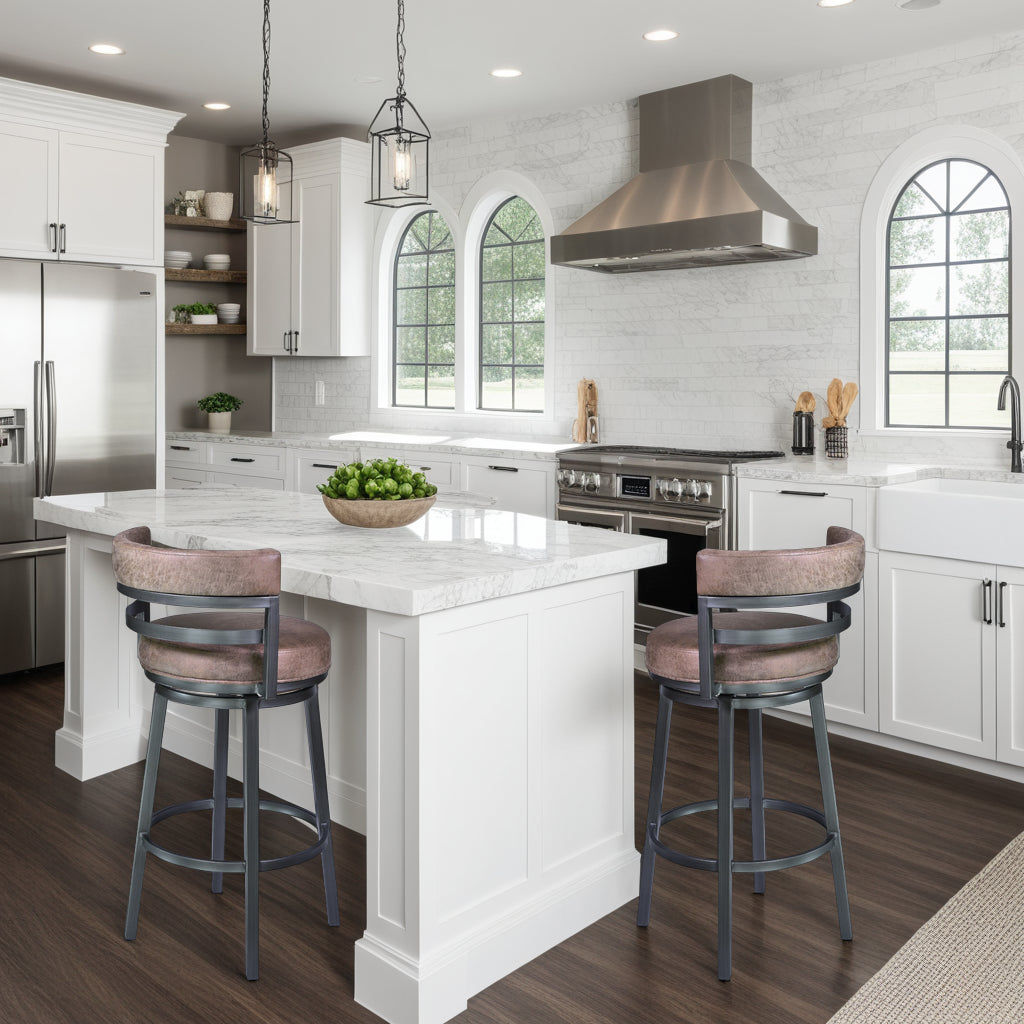 Armen Living Madrid Painted Finish Barstool