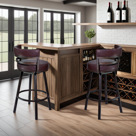 Armen Living Madrid Painted Finish Barstool