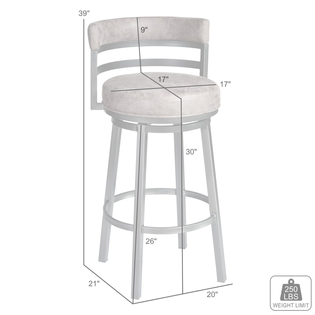 Armen Living Madrid Painted Finish Barstool