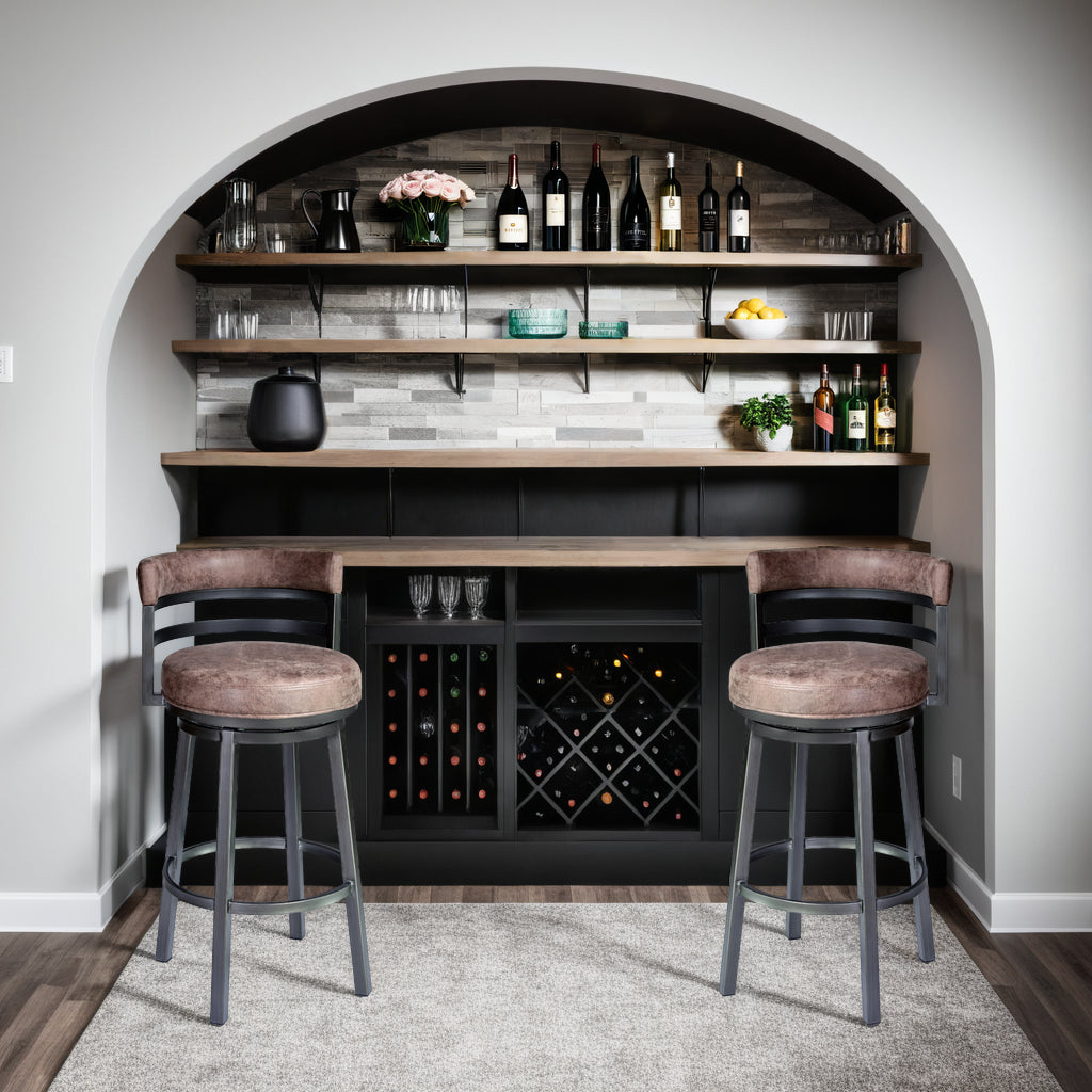 Armen Living Madrid Painted Finish Barstool