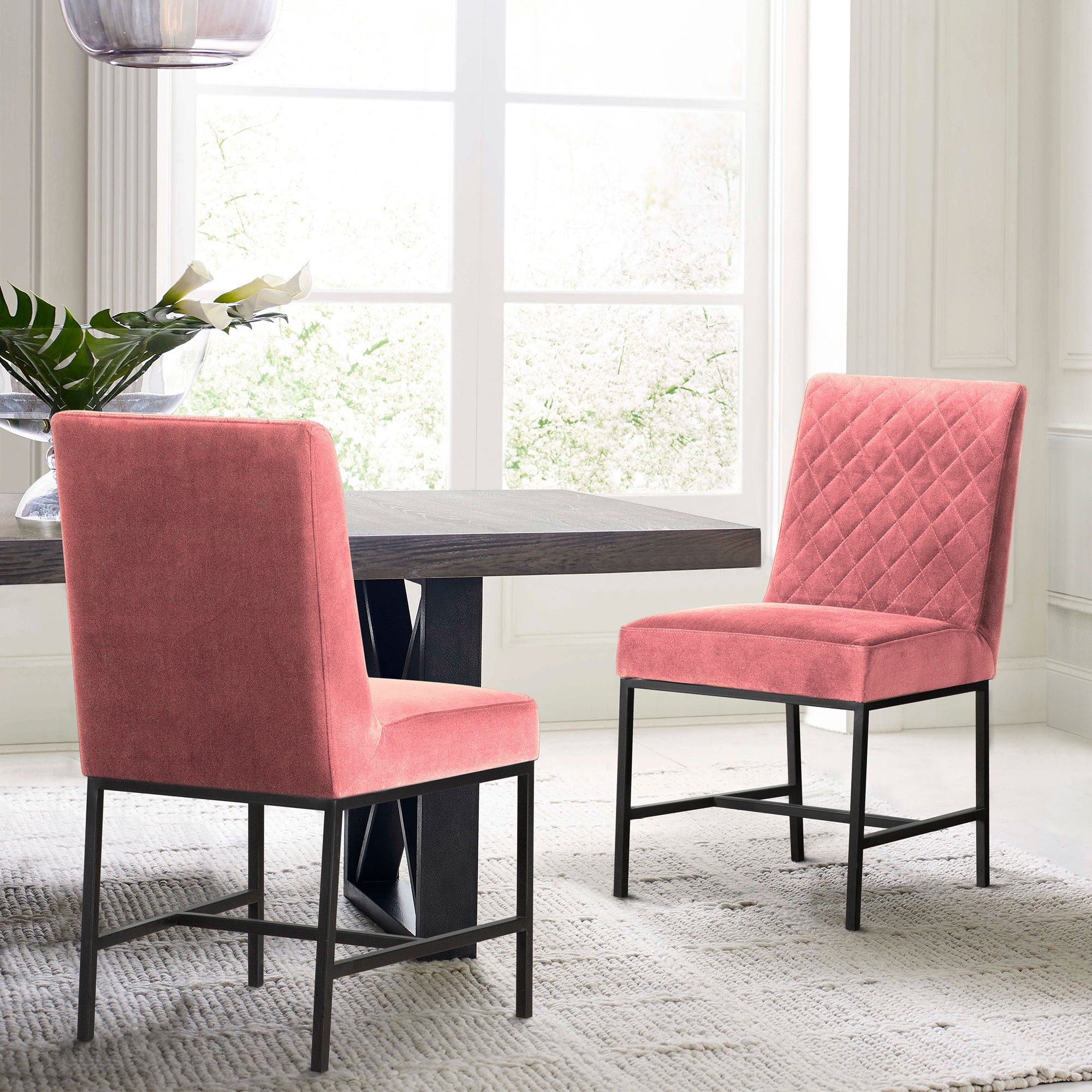 Armen Living Napoli Dining Chair - Thumbnail 4