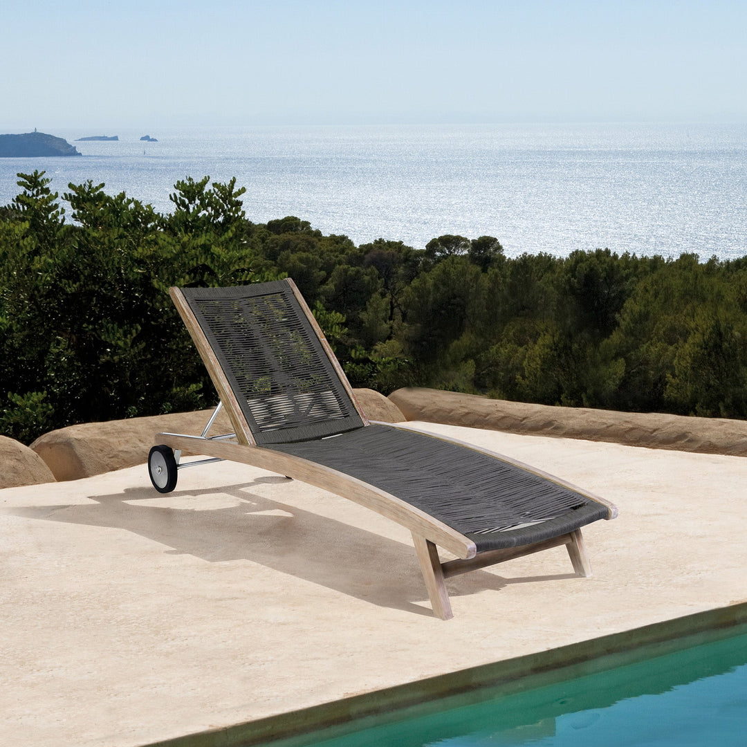 Odette Outdoor Chaise Lounge