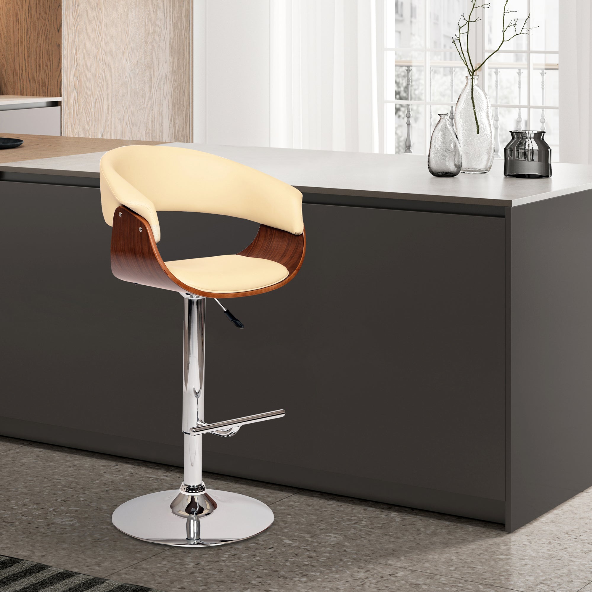 Armen Living Paris Bar Stool - Thumbnail 2