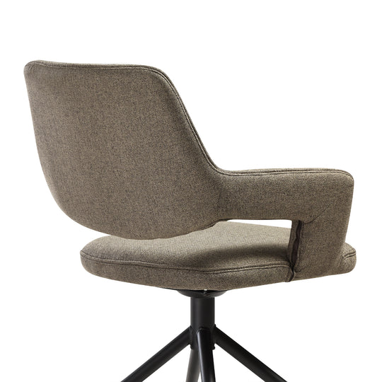 Penny Swivel Upholstered Dining Chair Set of 2