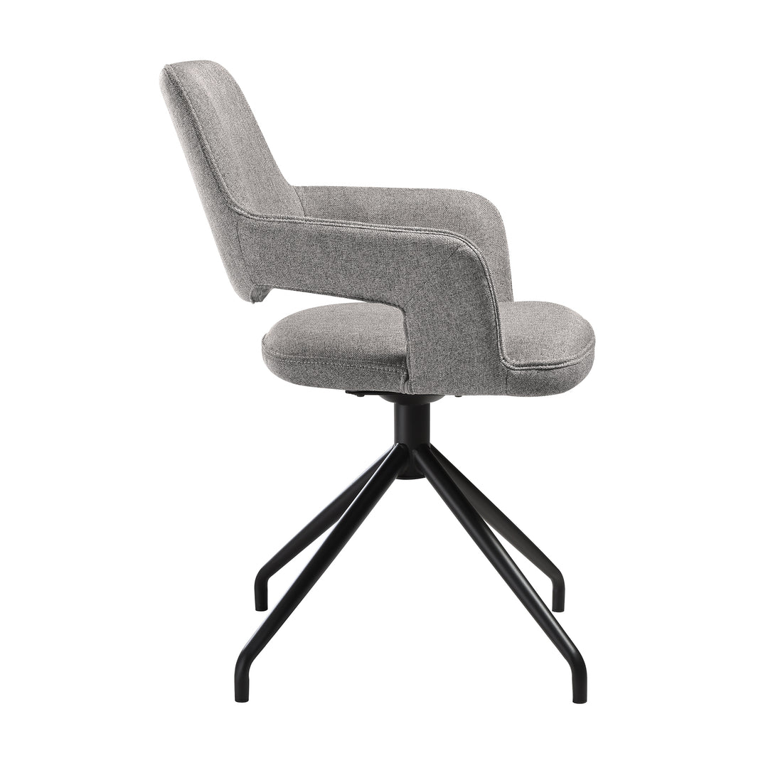 Penny Swivel Upholstered Dining Chair Set of 2