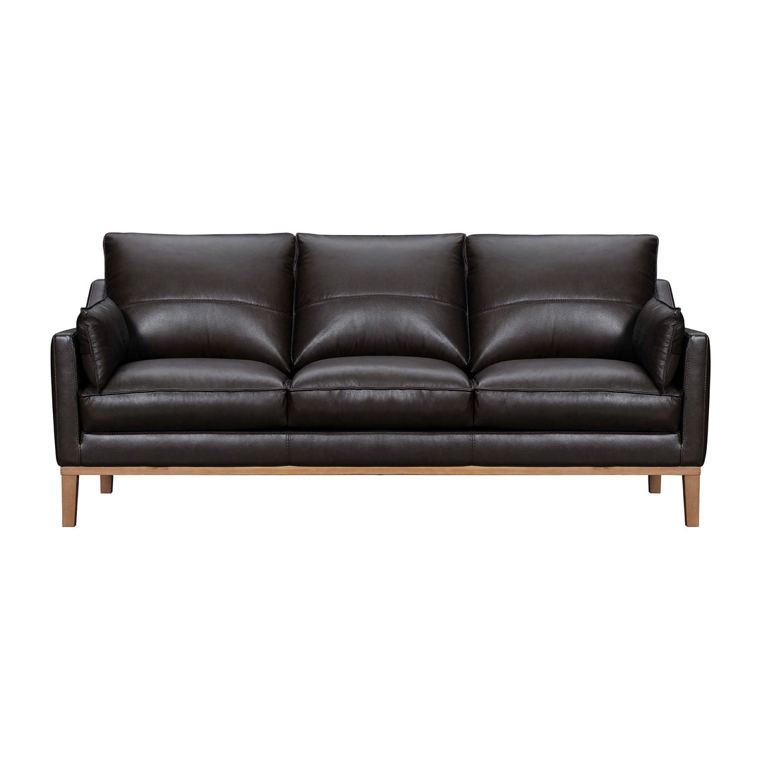Pompeii 87 in. Leather Sofa