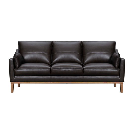 Pompeii 87 in. Leather Sofa