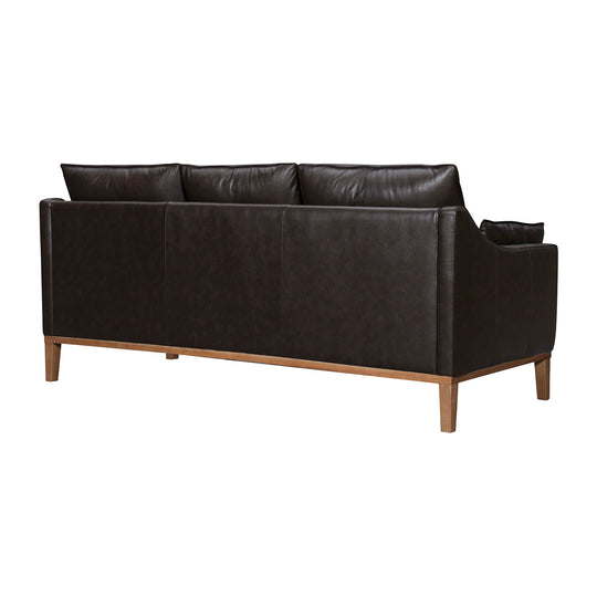 Pompeii 87 in. Leather Sofa