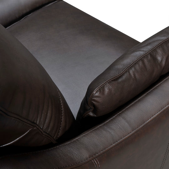 Pompeii 87 in. Leather Sofa