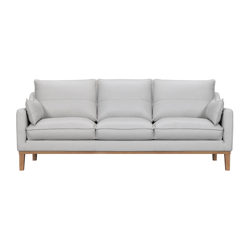 Pompeii 87 in. Leather Sofa