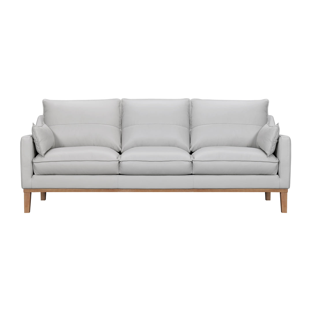 Pompeii 87 in. Leather Sofa