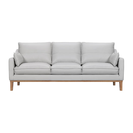 Pompeii 87 in. Leather Sofa