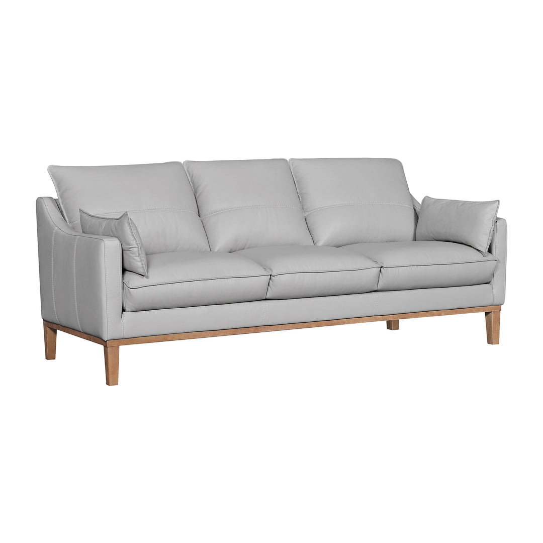 Pompeii 87 in. Leather Sofa