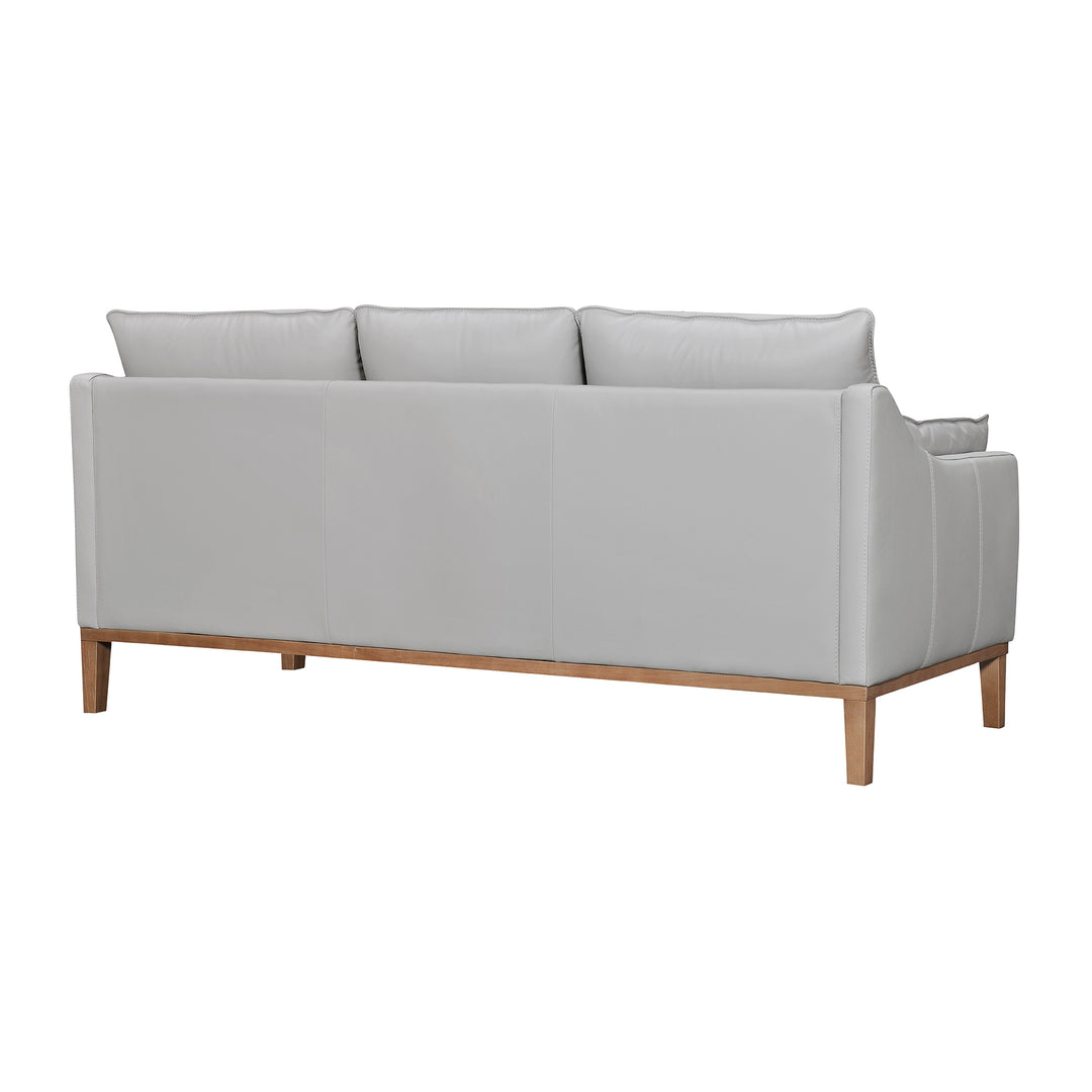 Pompeii 87 in. Leather Sofa