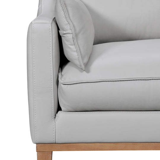 Pompeii 87 in. Leather Sofa