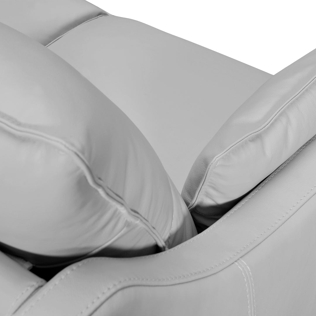 Pompeii 87 in. Leather Sofa