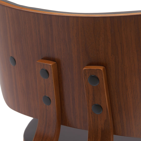 Armen Living Pico Upholstered Swivel Barstool