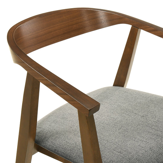 Santana Upholstered Wood Dining Chair - Set of 2