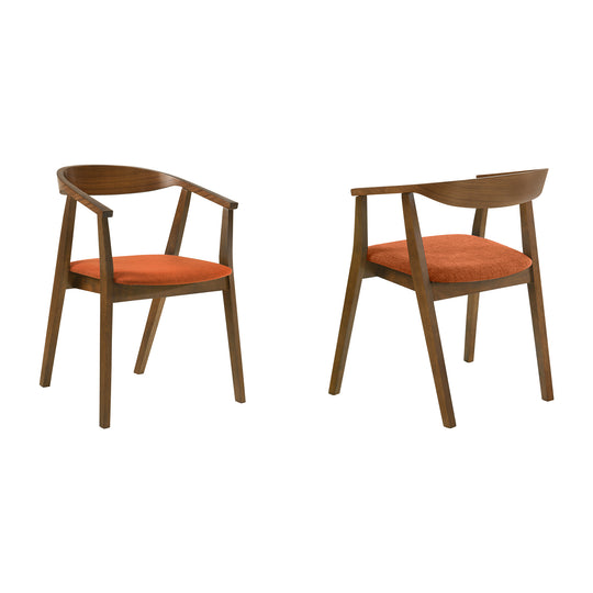 Santana Upholstered Wood Dining Chair - Set of 2