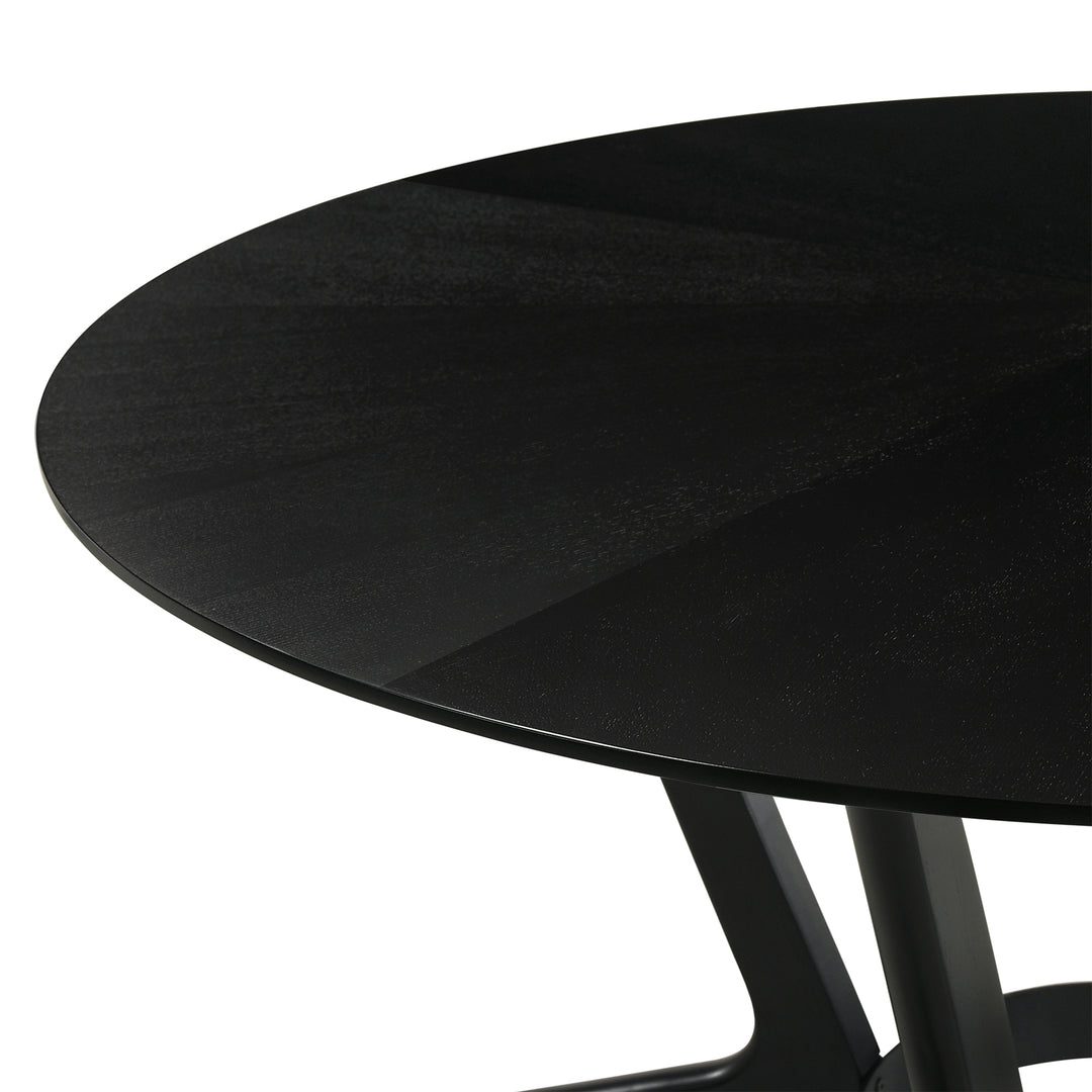 Santana Round Wood Dining Table