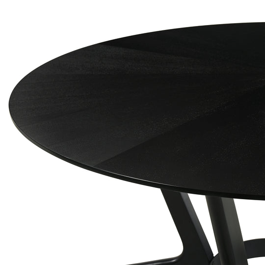 Santana Round Wood Dining Table
