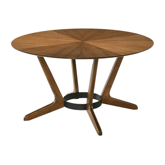 Santana Round Wood Dining Table
